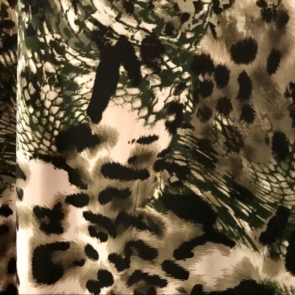Effortless Style/citiknits Animal Print Dress -L - Picture 5 of 7